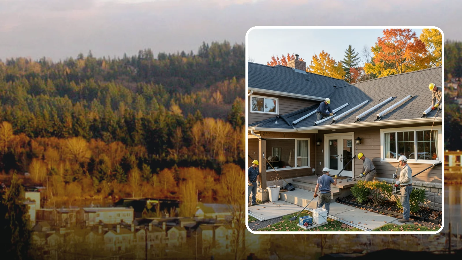 Gutter Replacement in Kenmore, King County, WA - We replace old, sagging, or leaking gutters with a properly sized system built for our climate.
