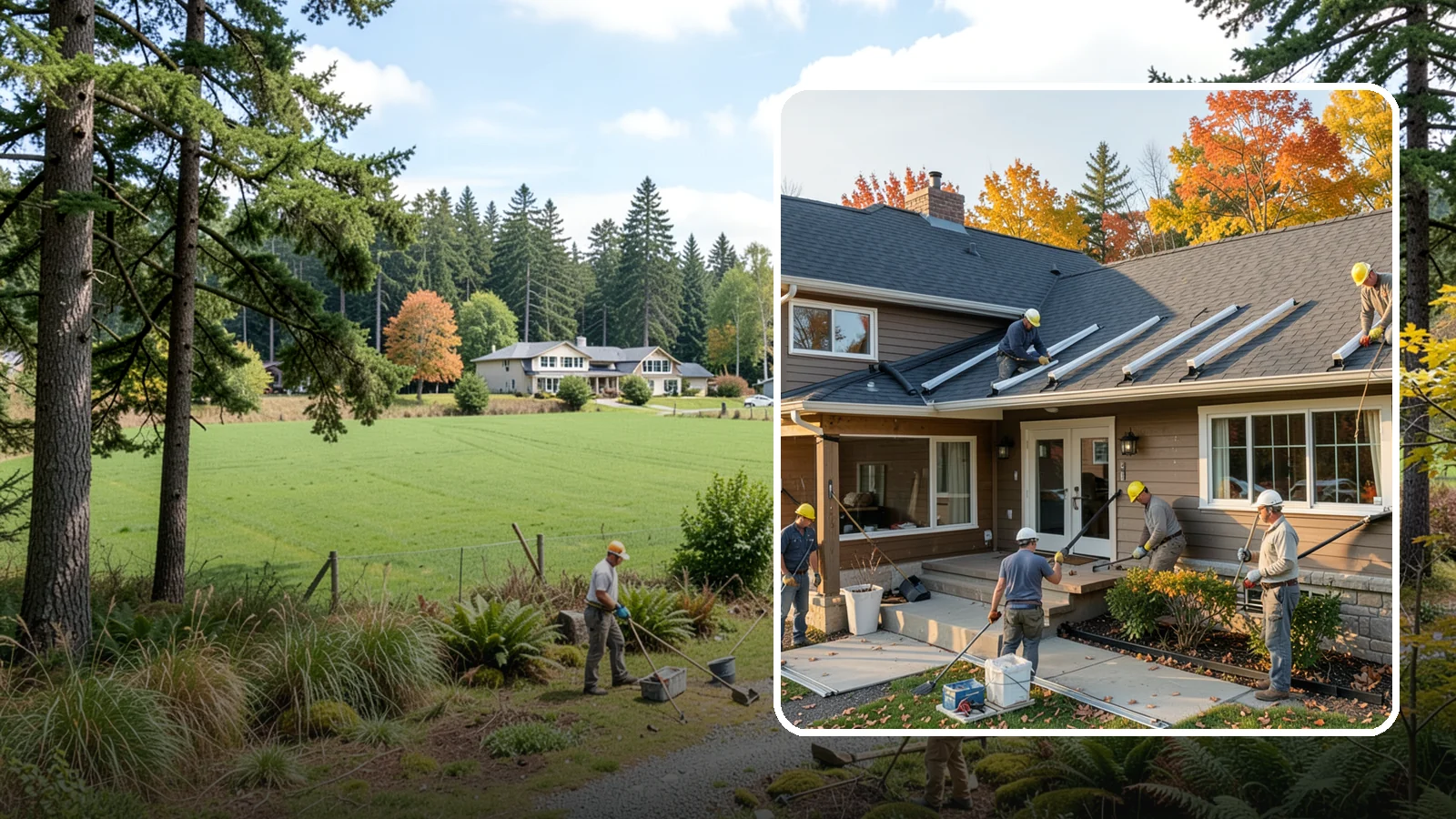 Gutter Replacement in Lyman, Skagit County, WA - We replace old, sagging, or leaking gutters with a properly sized system built for our climate.
