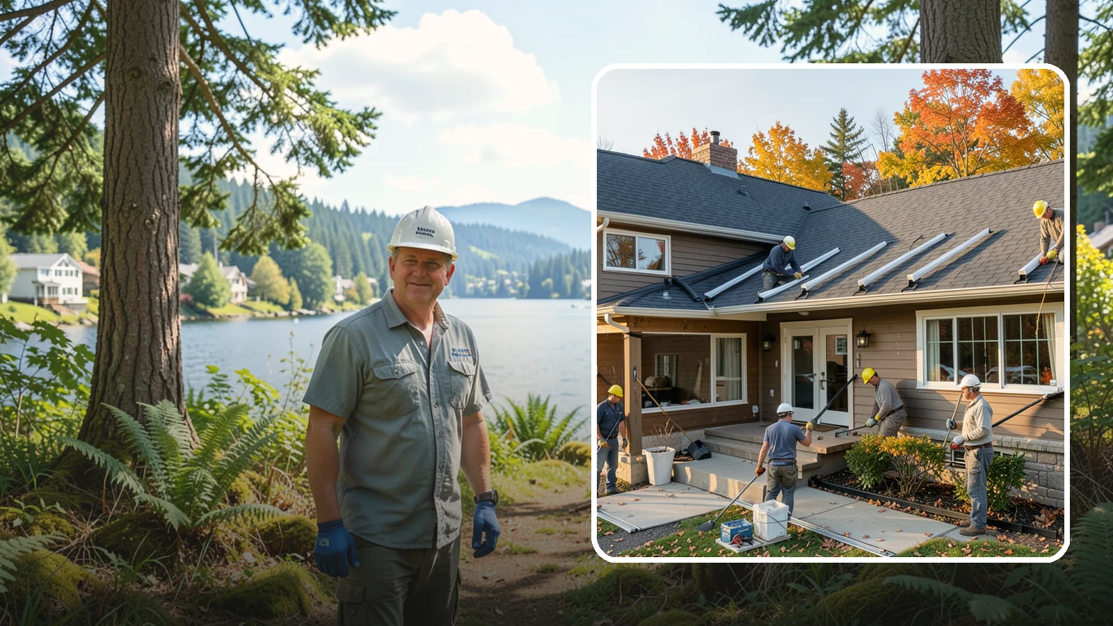 Gutter Replacement in Milton, King County, WA - We replace old, sagging, or leaking gutters with a properly sized system built for our climate.