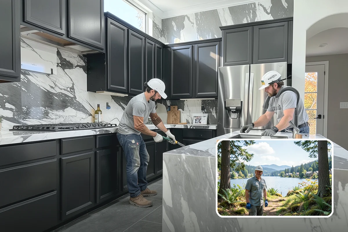 Gutter Replacement in Milton, King County, WA - Ends chronic sagging, leaking, and overflow