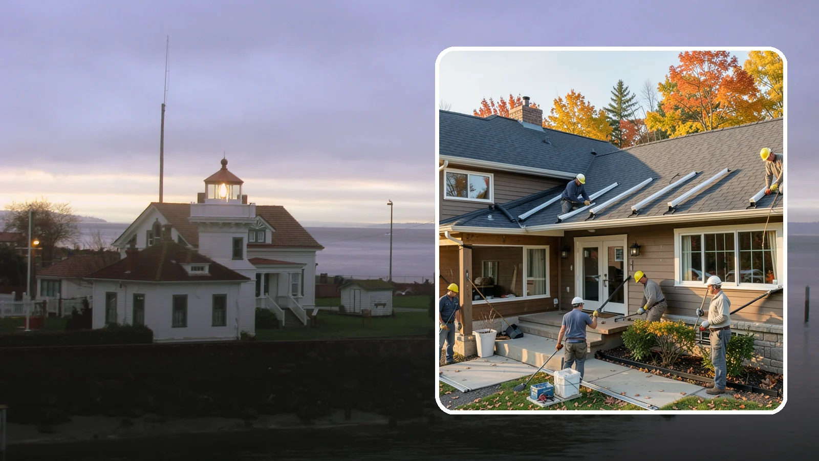 Gutter Replacement in Mukilteo, Snohomish County, WA - We replace old, sagging, or leaking gutters with a properly sized system built for our climate.