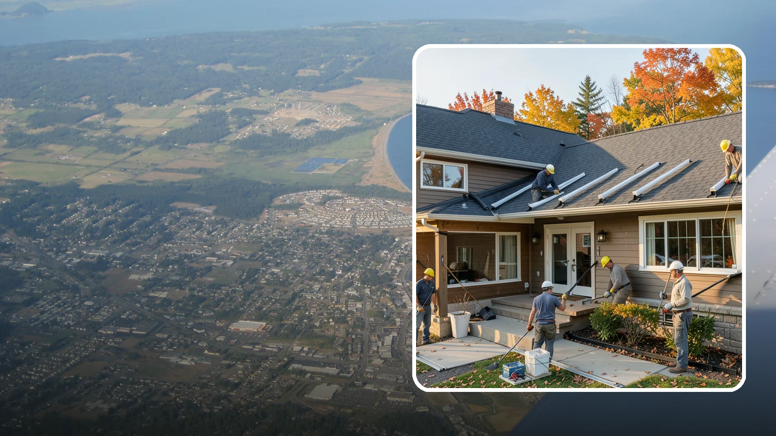 Gutter Replacement in Oak Harbor, Island County, WA - We replace old, sagging, or leaking gutters with a properly sized system built for our climate.