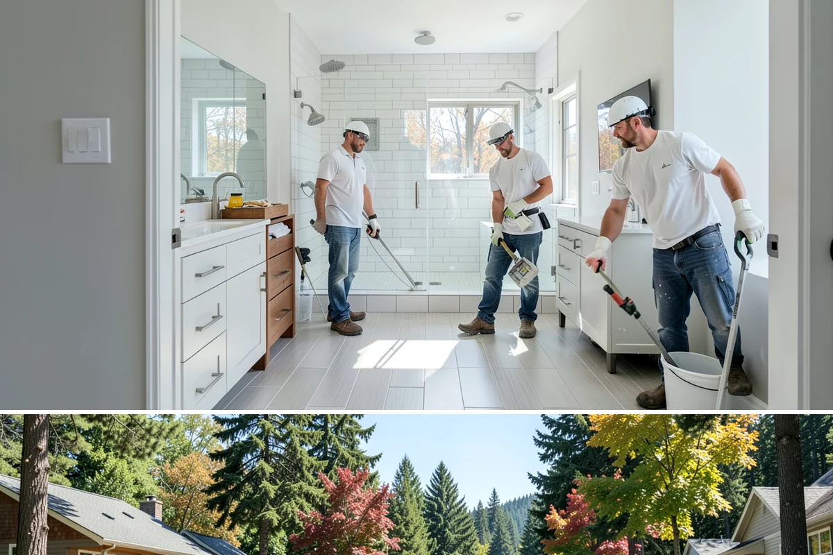 Gutter Replacement in Orting, Pierce County, WA - Replacing gutters in late summer or early fall readies your home before the rainy season peaks.