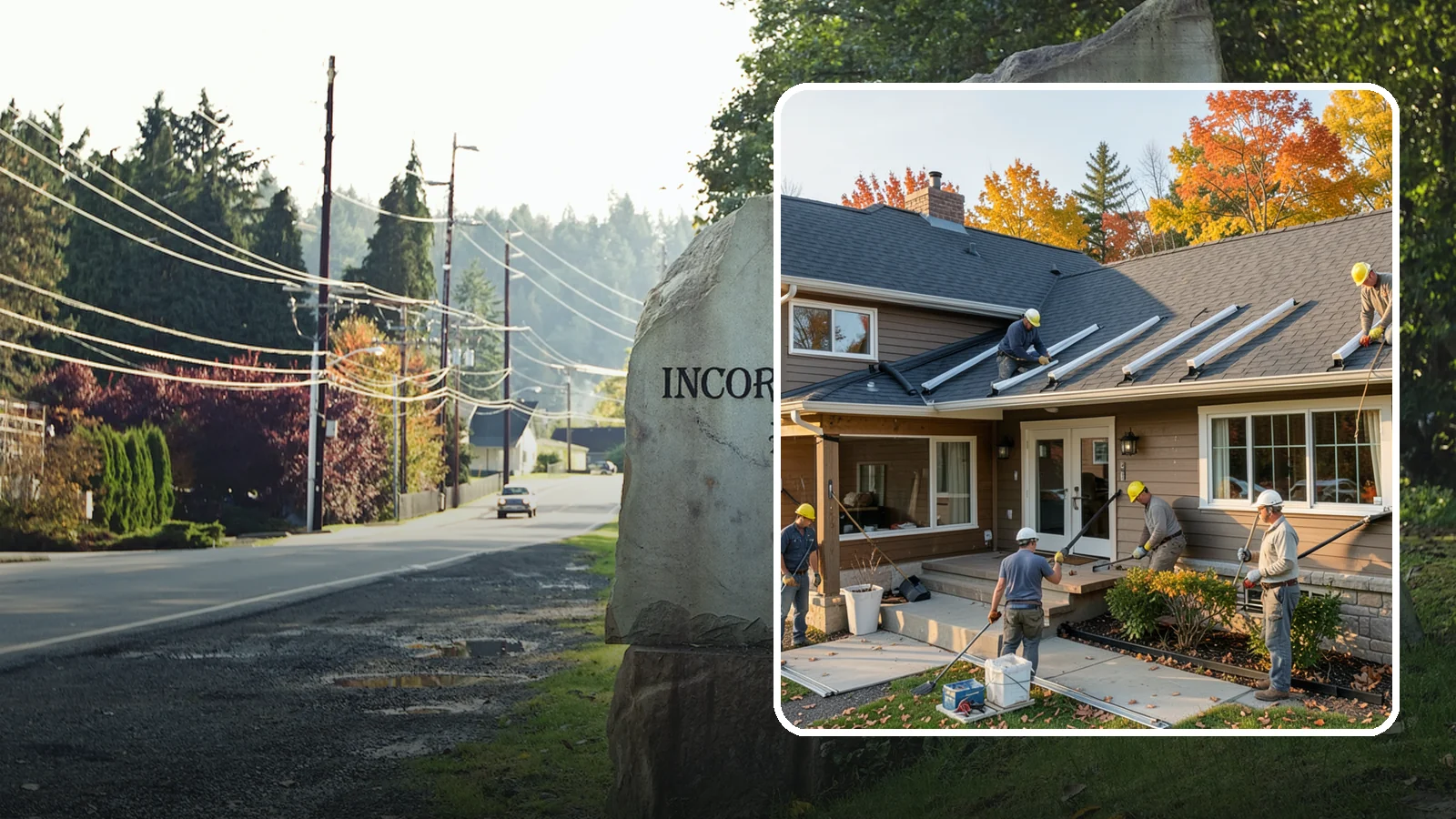 Gutter Replacement in Wilkeson, Pierce County, WA - We replace old, sagging, or leaking gutters with a properly sized system built for our climate.