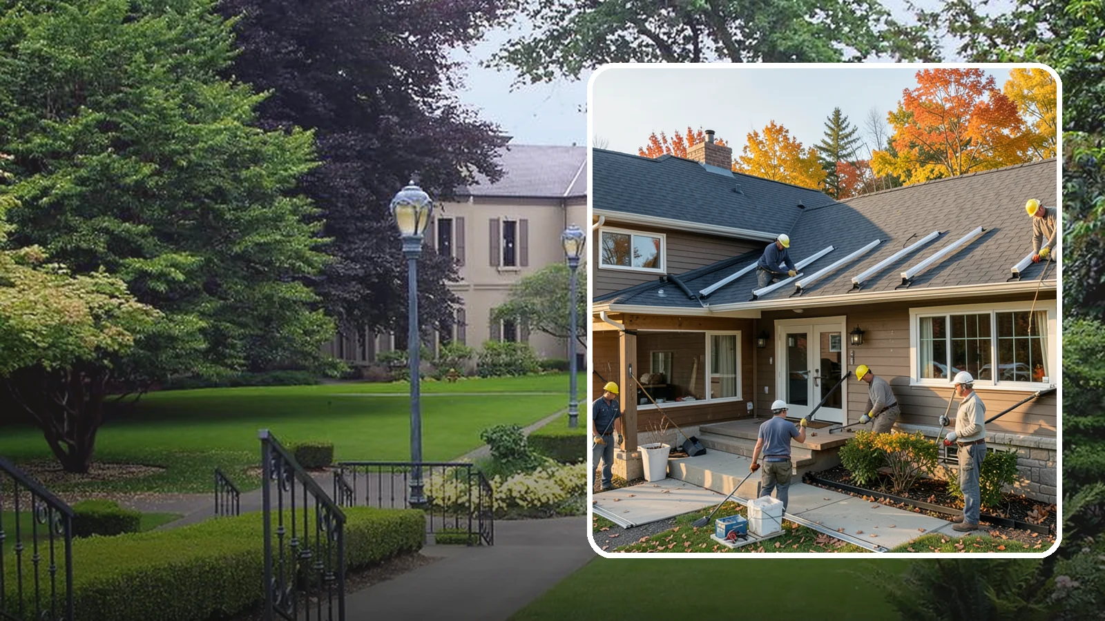 Gutter Replacement in Woodinville, King County, WA - We replace old, sagging, or leaking gutters with a properly sized system built for our climate.