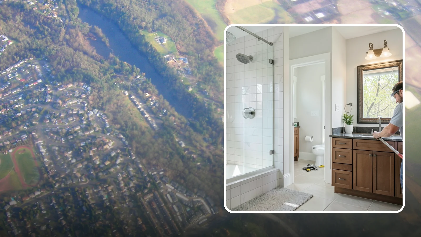 Half Bathroom Remodel in Algona, King County, WA - A half bathroom remodel makes the most of a powder room with stylish, space-conscious upgrades.