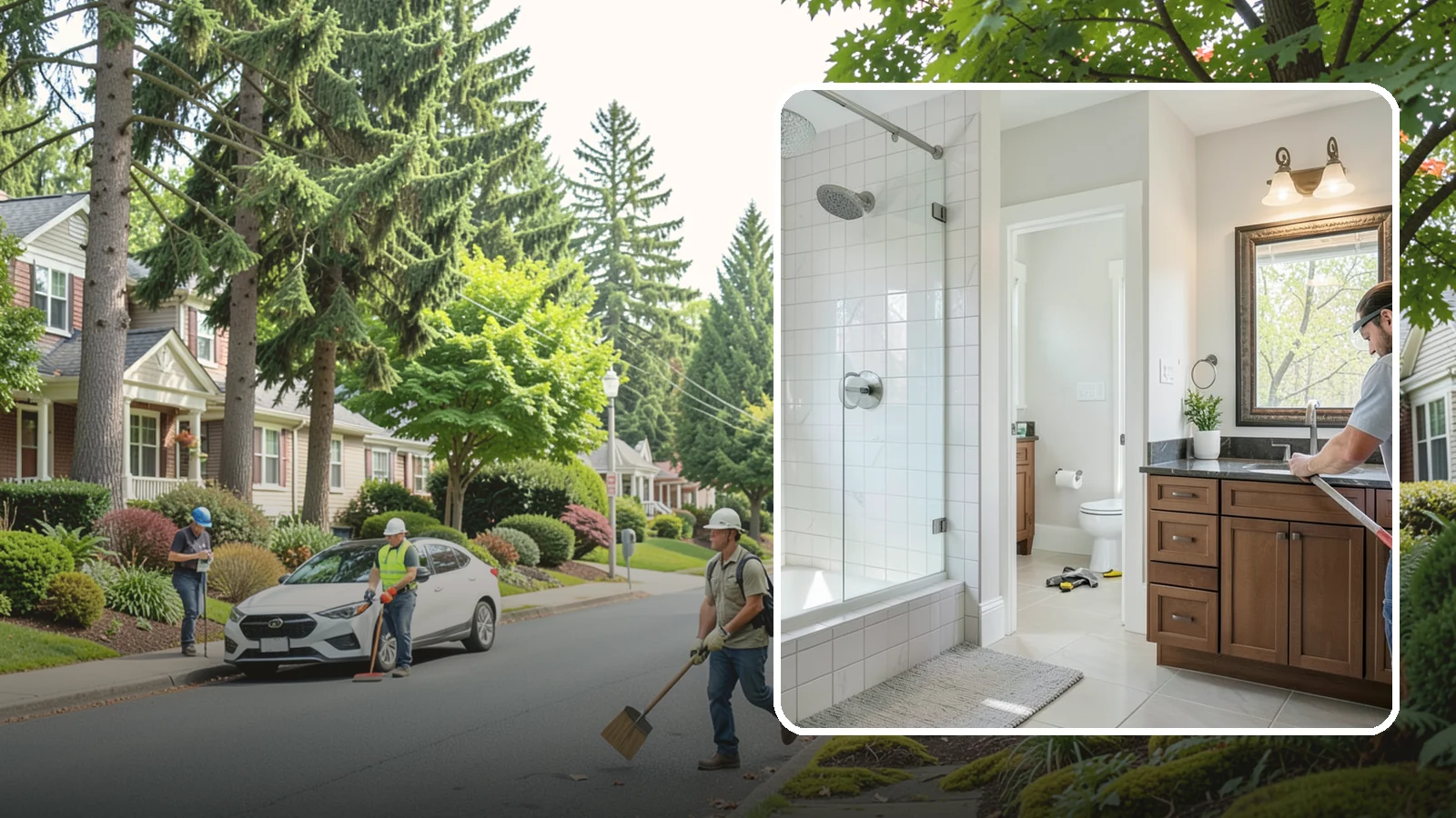 Half Bathroom Remodel in Beaux Arts Village, King County, WA - A half bathroom remodel makes the most of a powder room with stylish, space-conscious upgrades.