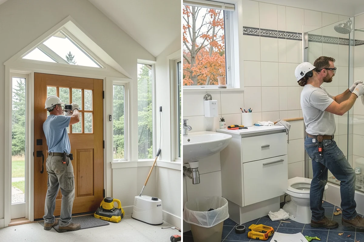 Half Bathroom Remodel in Burlington, Skagit County, WA - Measure the powder room and discuss design goals