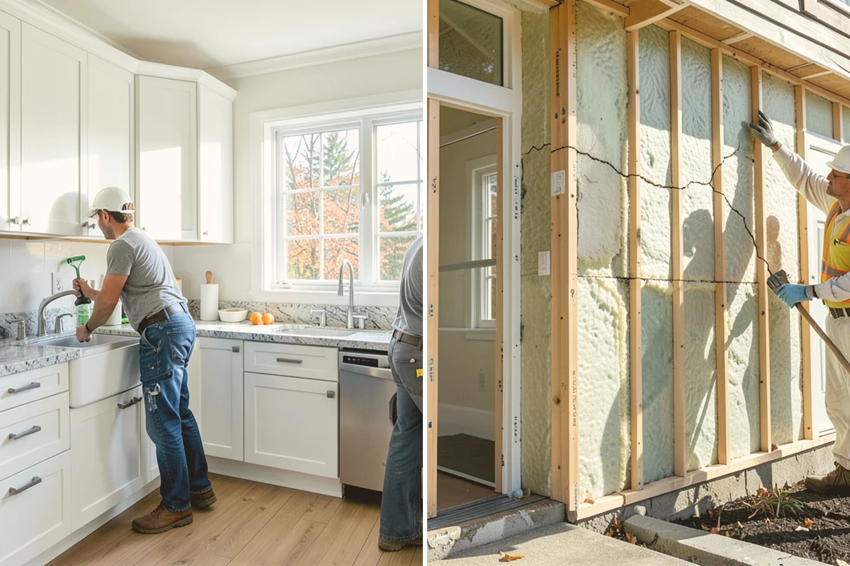 Half Bathroom Remodel in Eatonville, Pierce County, WA - Measure the powder room and discuss design goals