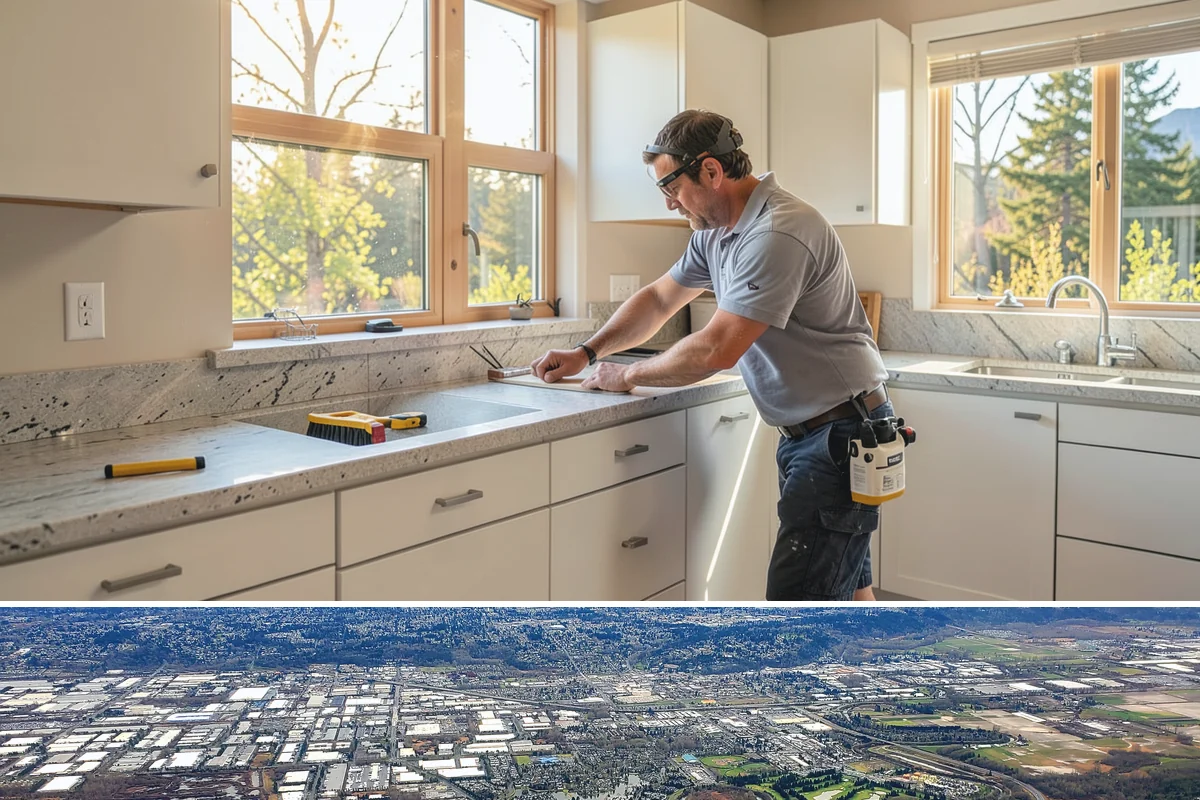 Half Bathroom Remodel in Kent, King County, WA - A powder room refresh fits neatly into the shorter daylight months when a quick indoor project is easy to schedule.