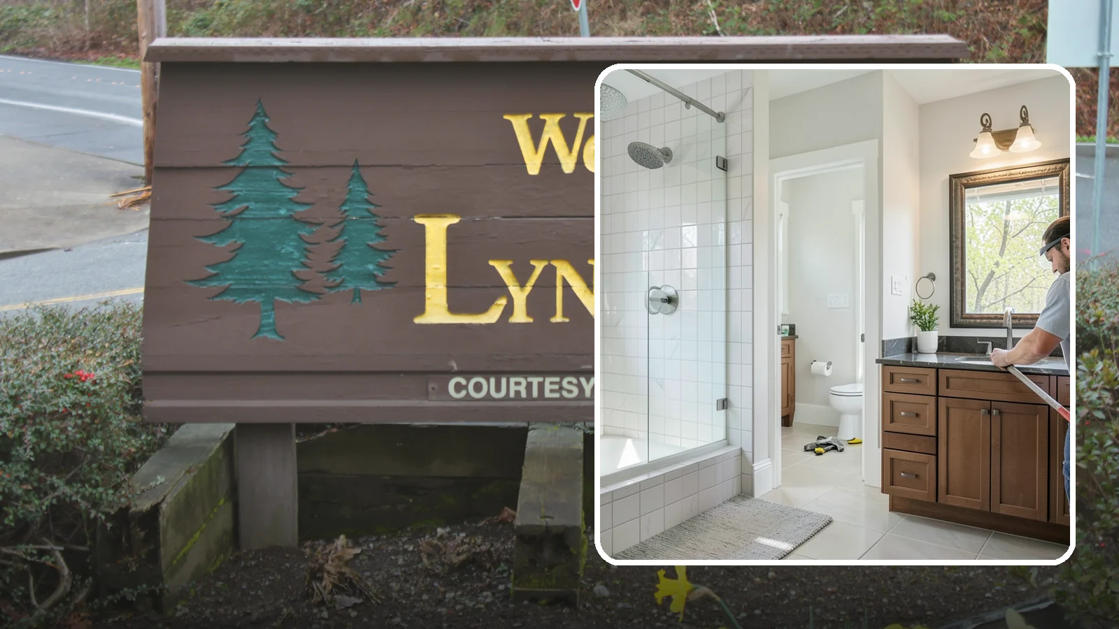 Half Bathroom Remodel in Lynnwood, Snohomish County, WA - A half bathroom remodel makes the most of a powder room with stylish, space-conscious upgrades.