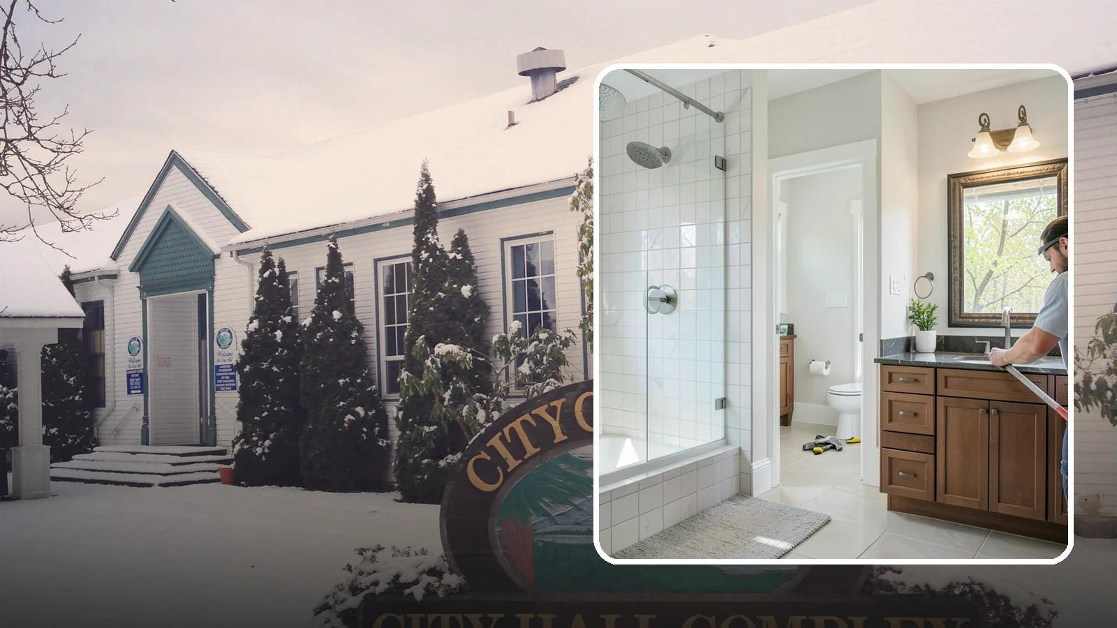 Half Bathroom Remodel in Pacific, King County, WA - A half bathroom remodel makes the most of a powder room with stylish, space-conscious upgrades.
