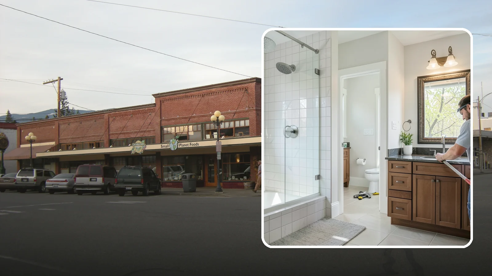 Half Bathroom Remodel in Sedro-Woolley, Skagit County, WA - A half bathroom remodel makes the most of a powder room with stylish, space-conscious upgrades.