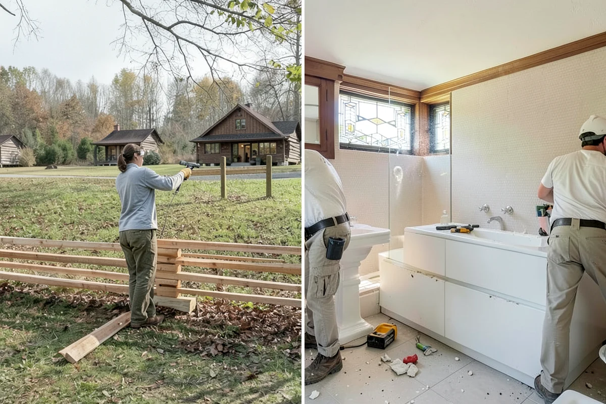 Half Bathroom Remodel in Sedro-Woolley, Skagit County, WA - Measure the powder room and discuss design goals