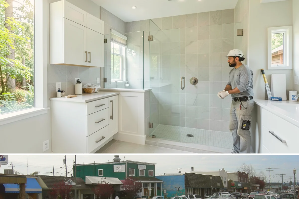 Half Bathroom Remodel in Stanwood, Snohomish County, WA - A powder room refresh fits neatly into the shorter daylight months when a quick indoor project is easy to schedule.