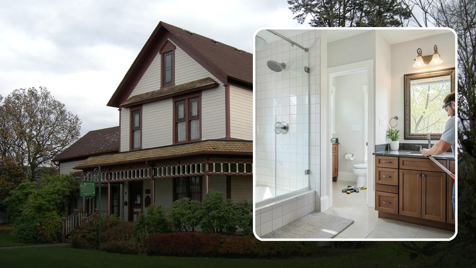 Half Bathroom Remodel in Sumner, Pierce County, WA - A half bathroom remodel makes the most of a powder room with stylish, space-conscious upgrades.