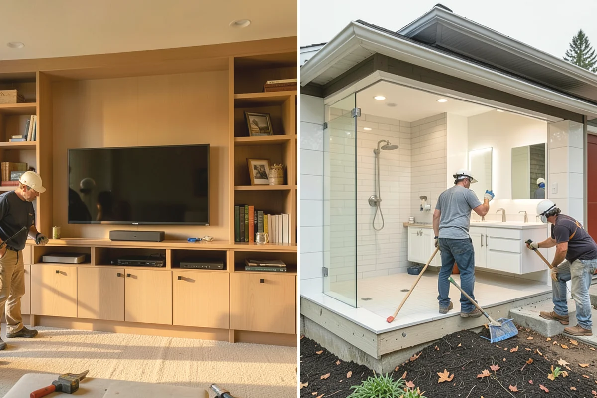 Half Bathroom Remodel in University Place, Pierce County, WA - Measure the powder room and discuss design goals