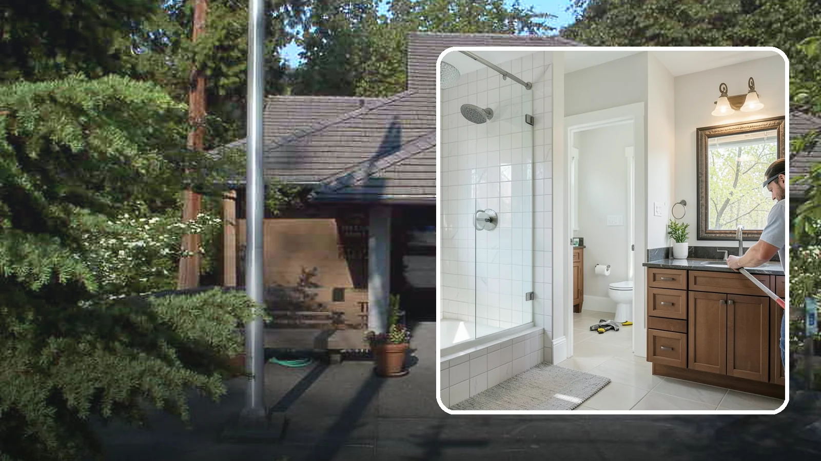 Half Bathroom Remodel in Yarrow Point, King County, WA - A half bathroom remodel makes the most of a powder room with stylish, space-conscious upgrades.
