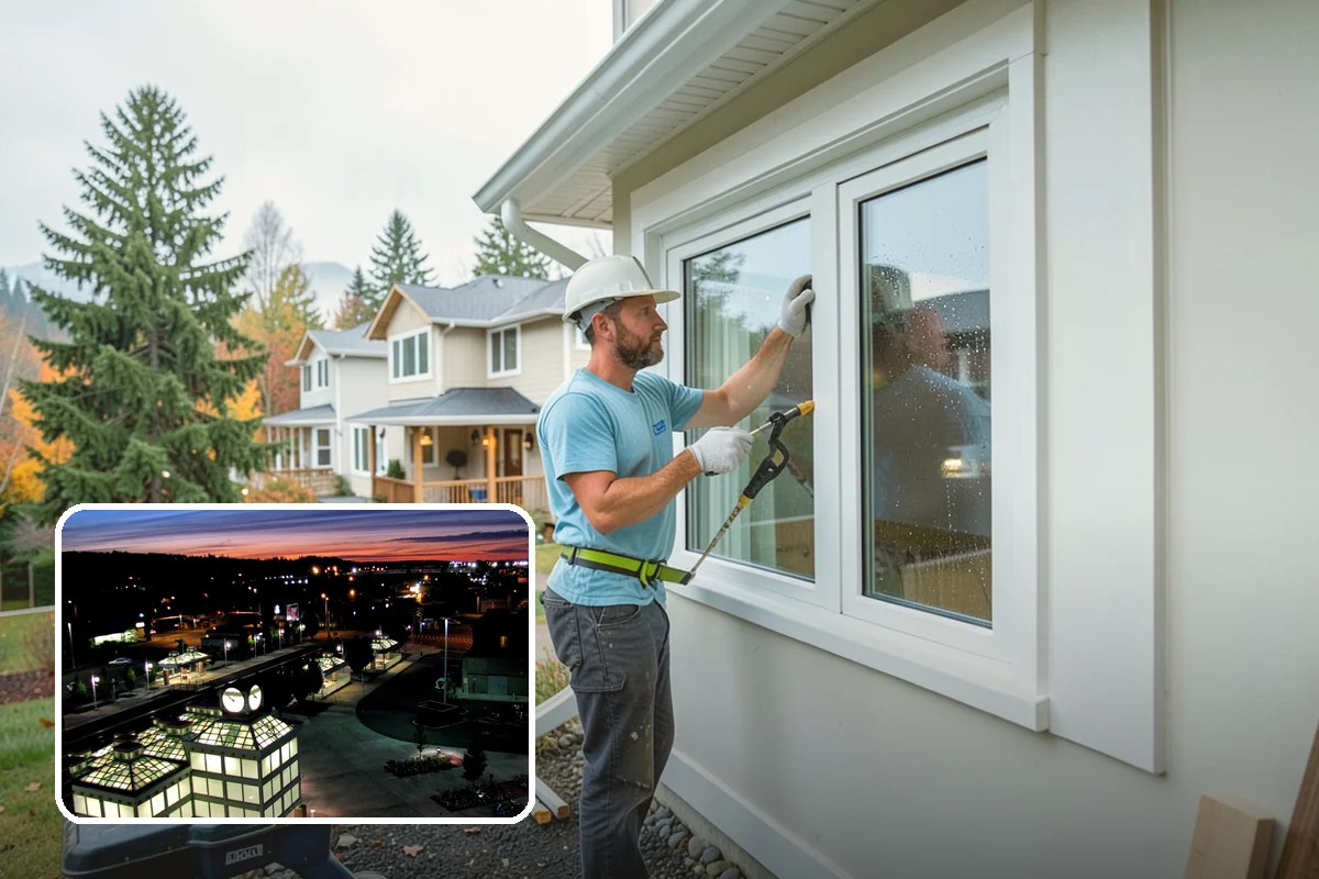 Handrail Installation in Auburn, King County, WA - Meets code for height and graspability