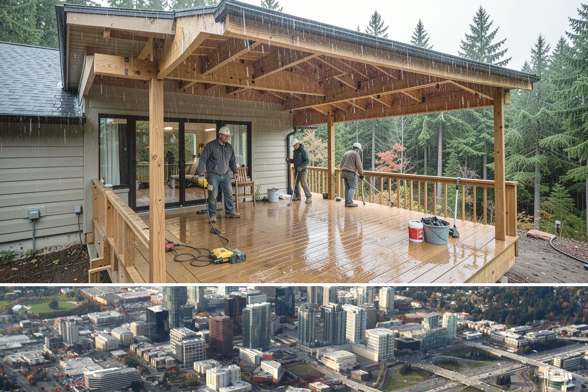 Handrail Installation in Bellevue, King County, WA - Handrail installation is a quick indoor upgrade that can be completed in any season.