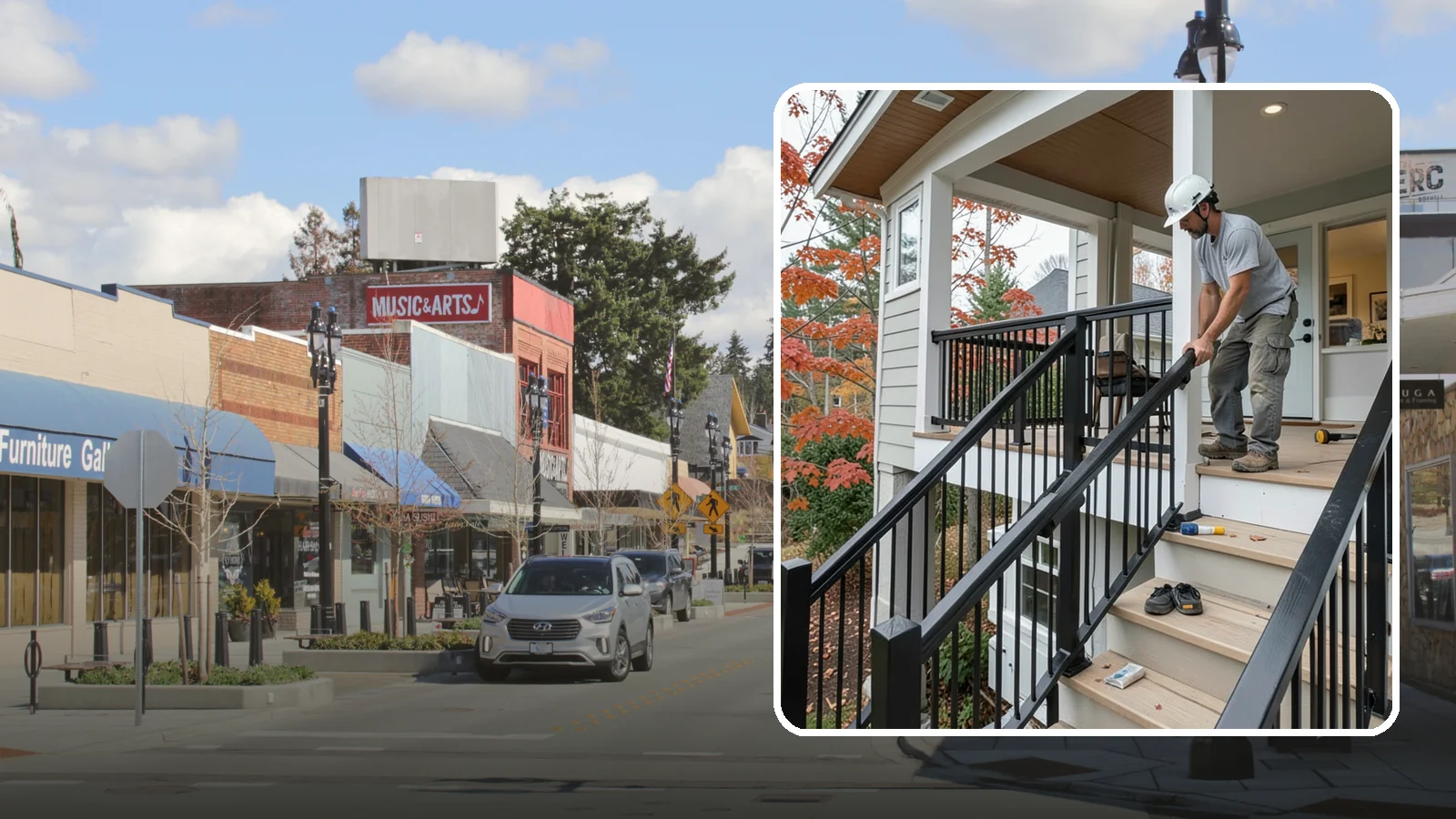 Handrail Installation in Bothell, King County, WA - Secure, code-height handrails that make every staircase safer to use.