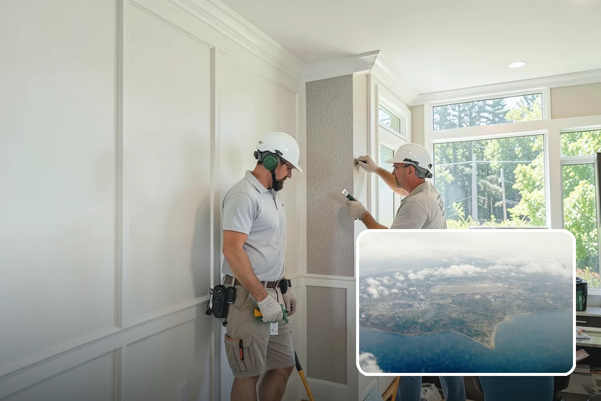 Handrail Installation in Burien, King County, WA - Meets code for height and graspability