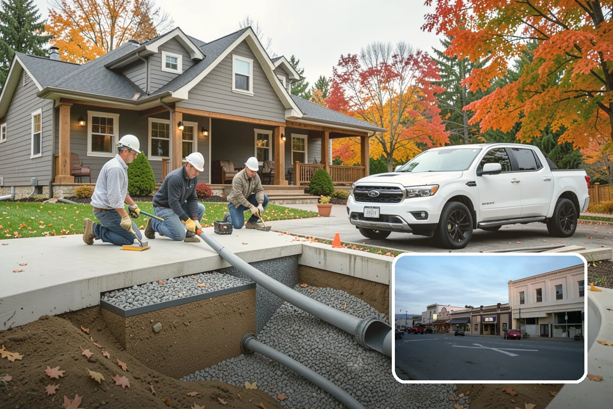 Handrail Installation in Burlington, Skagit County, WA - Meets code for height and graspability