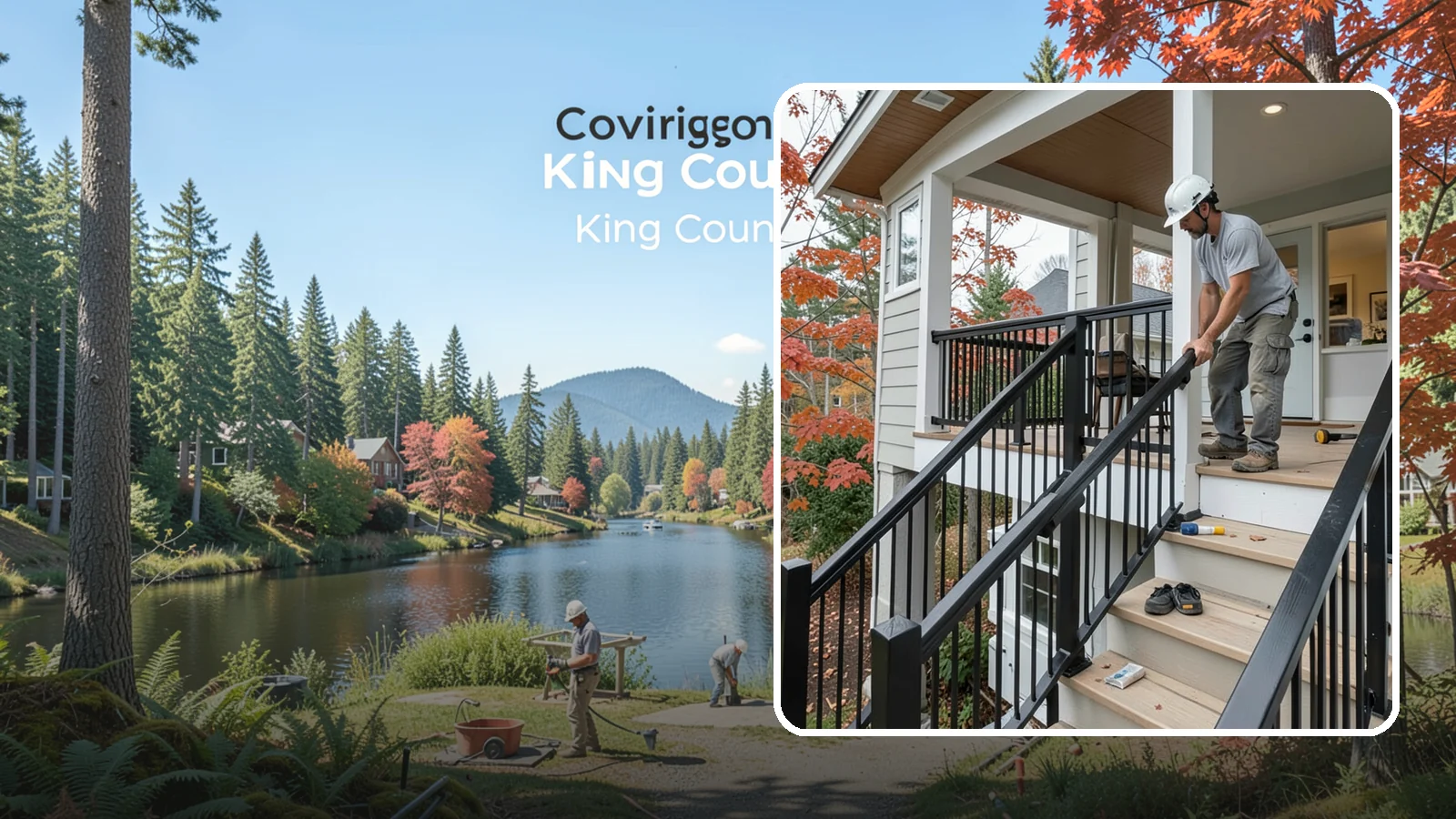 Handrail Installation in Covington, King County, WA - Secure, code-height handrails that make every staircase safer to use.