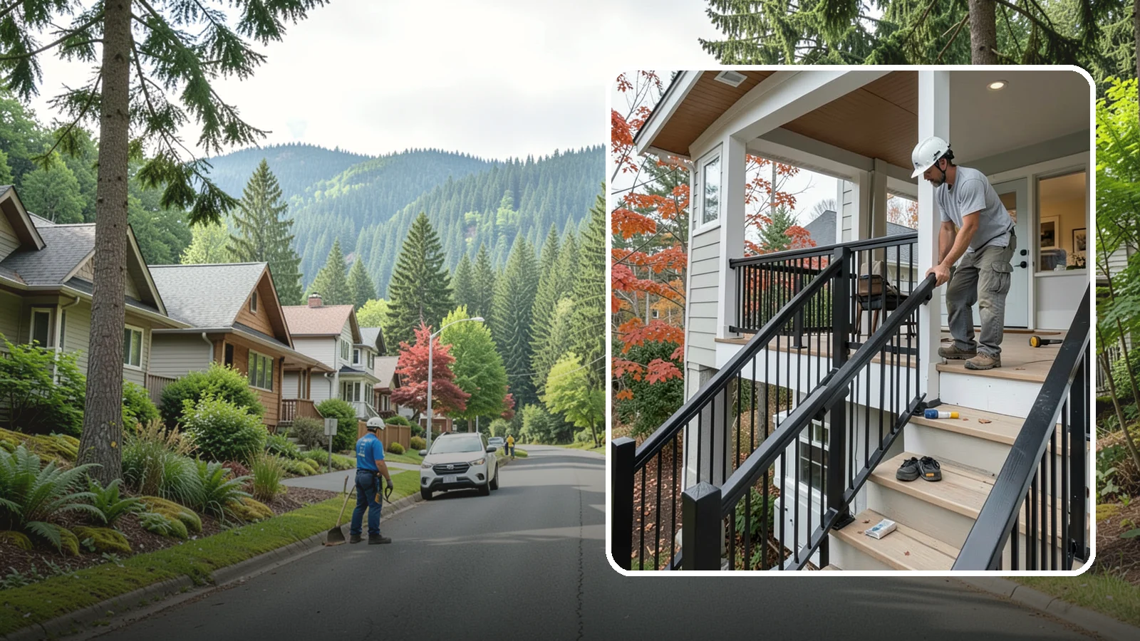 Handrail Installation in Darrington, Snohomish County, WA - Secure, code-height handrails that make every staircase safer to use.