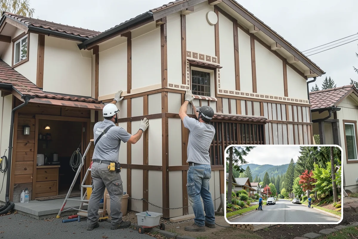 Handrail Installation in Darrington, Snohomish County, WA - Meets code for height and graspability