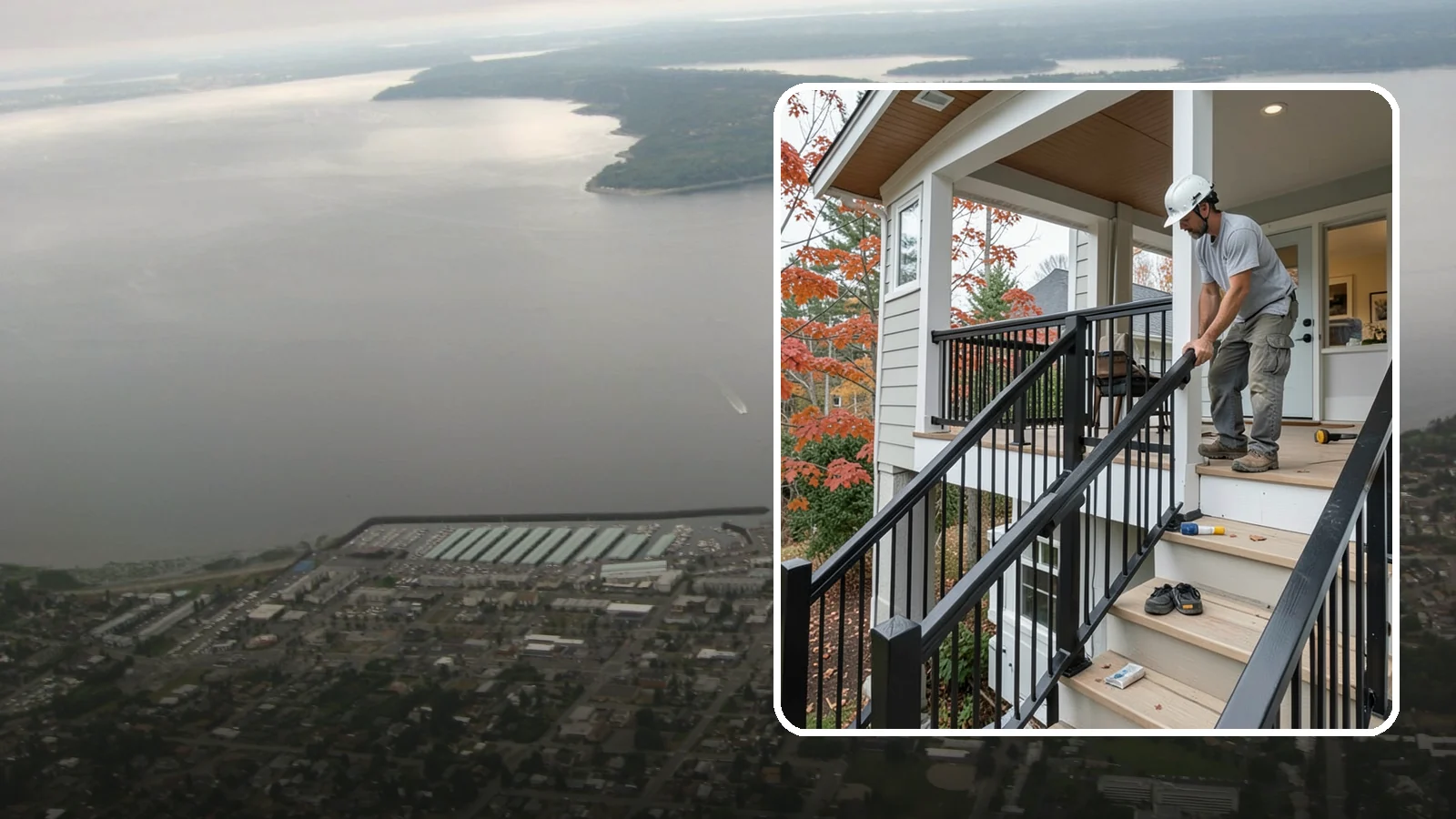 Handrail Installation in Des Moines, King County, WA - Secure, code-height handrails that make every staircase safer to use.