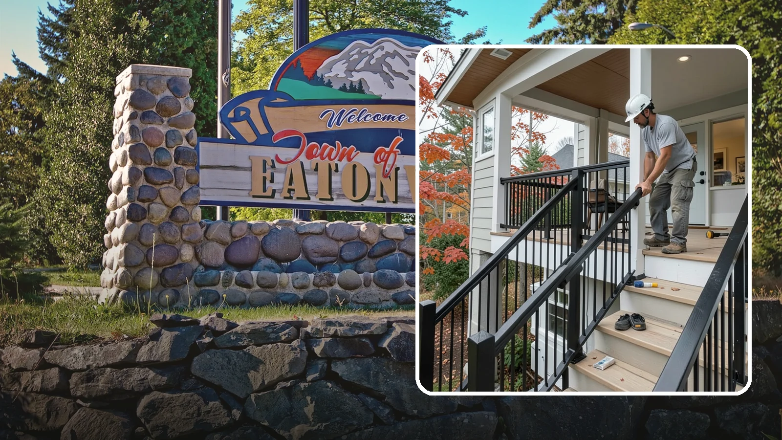Handrail Installation in Eatonville, Pierce County, WA - Secure, code-height handrails that make every staircase safer to use.