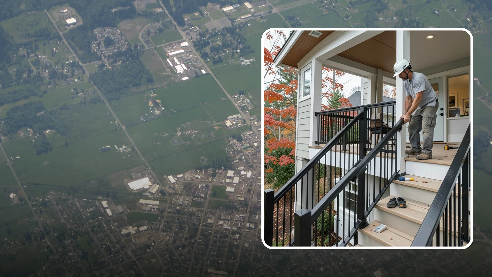 Handrail Installation in Enumclaw, King County, WA - Secure, code-height handrails that make every staircase safer to use.