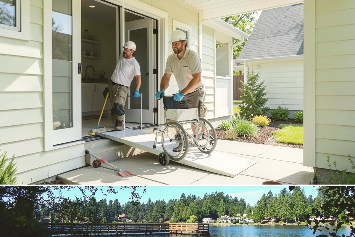 Handrail Installation in Federal Way, King County, WA - Handrail installation is a quick indoor upgrade that can be completed in any season.
