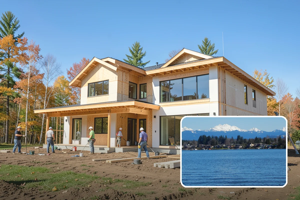 Handrail Installation in Lake Stevens, Snohomish County, WA - Meets code for height and graspability