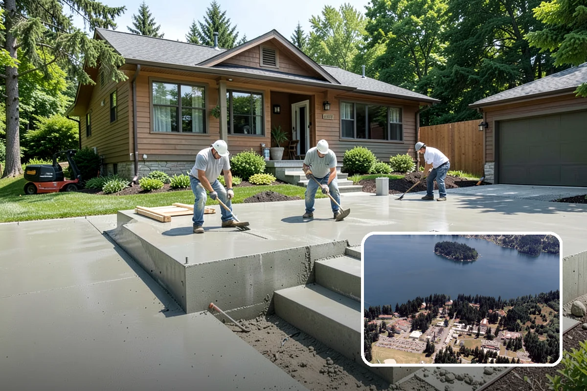 Handrail Installation in Lakewood, Pierce County, WA - Meets code for height and graspability