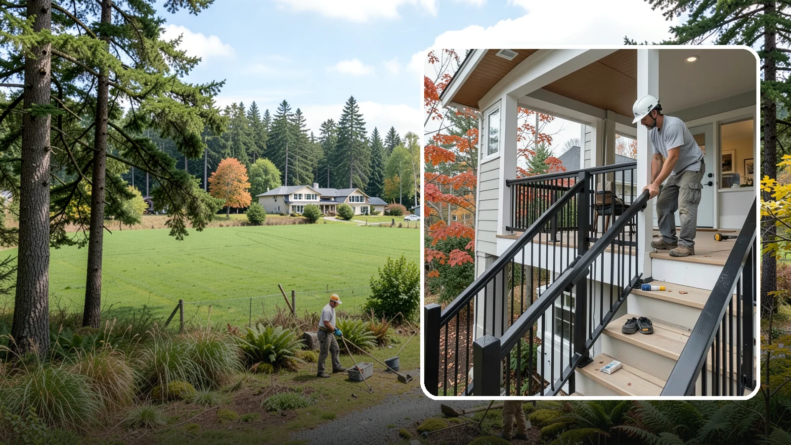 Handrail Installation in Lyman, Skagit County, WA - Secure, code-height handrails that make every staircase safer to use.