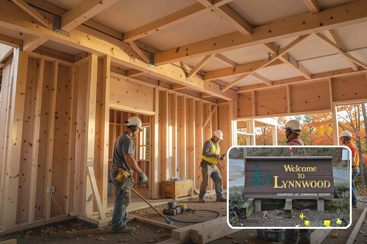 Handrail Installation in Lynnwood, Snohomish County, WA - Meets code for height and graspability