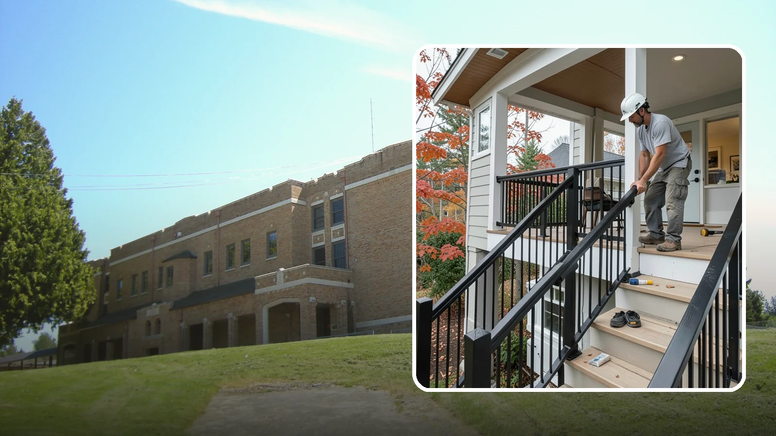 Handrail Installation in Maple Valley, King County, WA - Secure, code-height handrails that make every staircase safer to use.