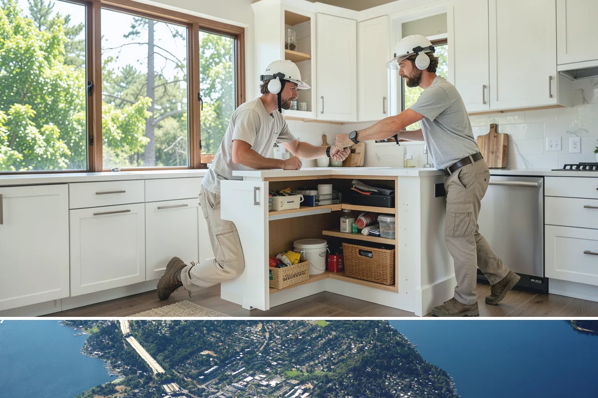 Handrail Installation in Mercer Island, King County, WA - Handrail installation is a quick indoor upgrade that can be completed in any season.