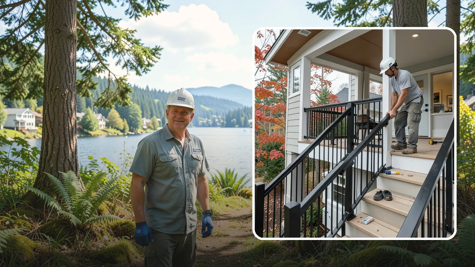 Handrail Installation in Milton, King County, WA - Secure, code-height handrails that make every staircase safer to use.