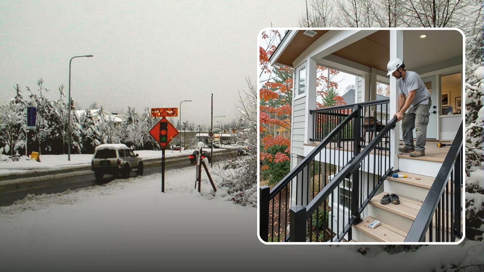 Handrail Installation in Newcastle, King County, WA - Secure, code-height handrails that make every staircase safer to use.