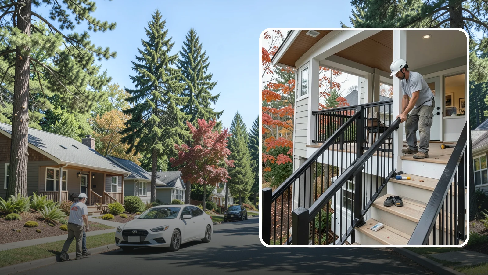 Handrail Installation in Orting, Pierce County, WA - Secure, code-height handrails that make every staircase safer to use.