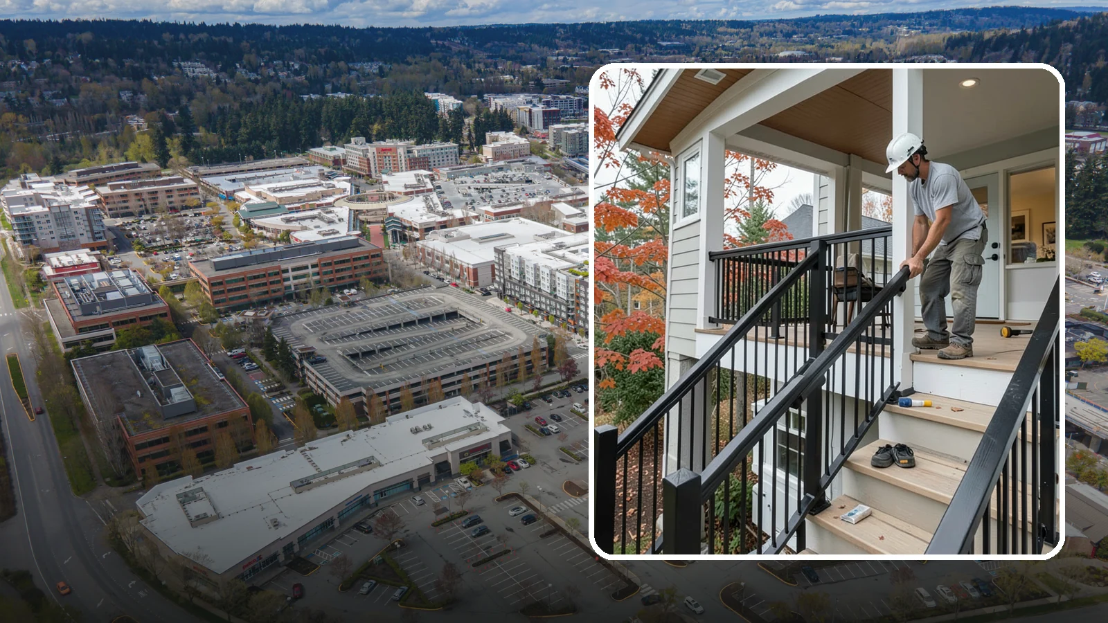 Handrail Installation in Redmond, King County, WA - Secure, code-height handrails that make every staircase safer to use.