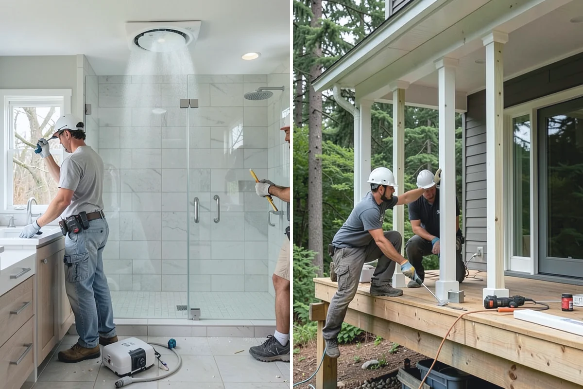 Handrail Installation in Redmond, King County, WA - Determine code-compliant height and rail placement