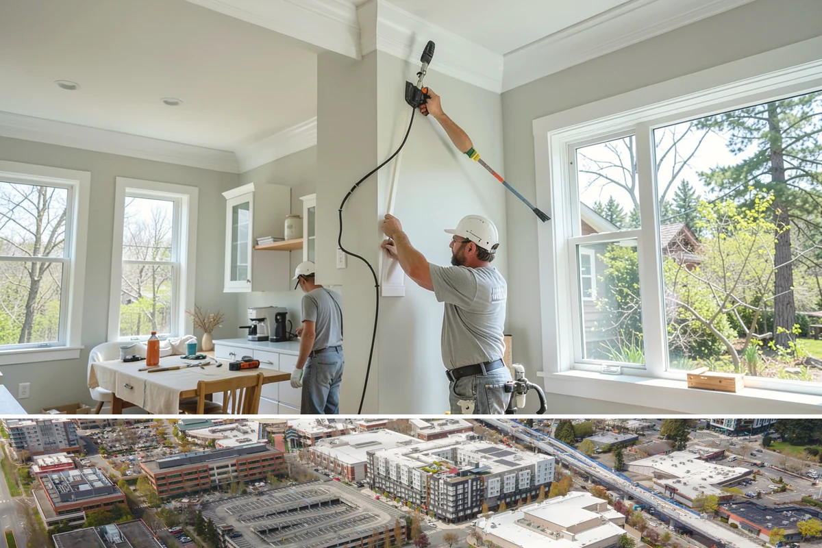 Handrail Installation in Redmond, King County, WA - Handrail installation is a quick indoor upgrade that can be completed in any season.
