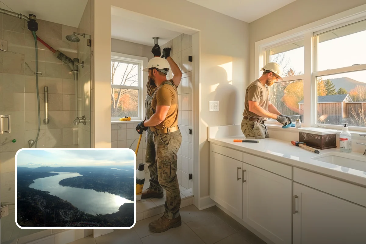 Handrail Installation in Sammamish, King County, WA - Meets code for height and graspability