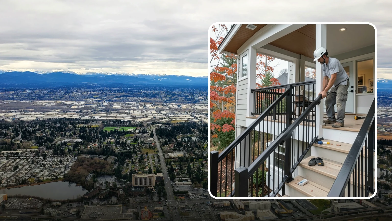 Handrail Installation in SeaTac, King County, WA - Secure, code-height handrails that make every staircase safer to use.