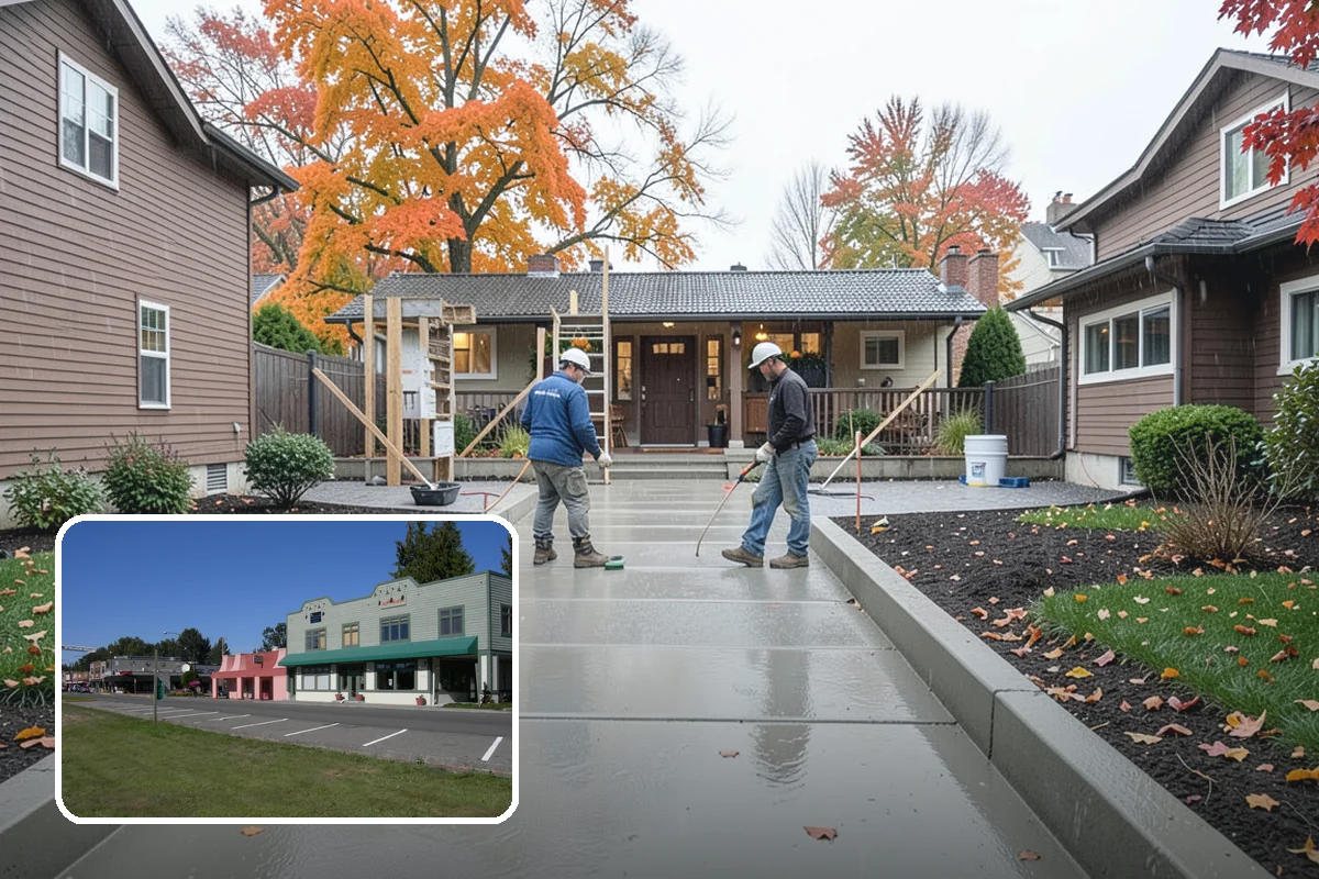 Handrail Installation in Snoqualmie, King County, WA - Meets code for height and graspability
