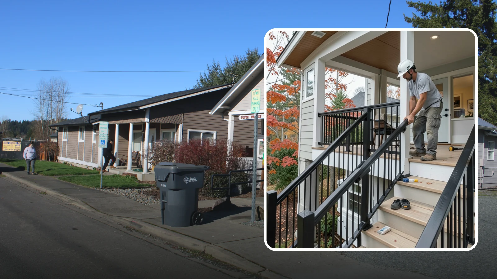 Handrail Installation in South Prairie, Pierce County, WA - Secure, code-height handrails that make every staircase safer to use.